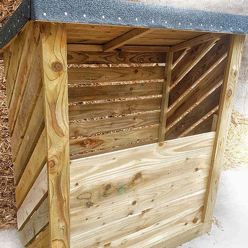 Wooden Log Stores