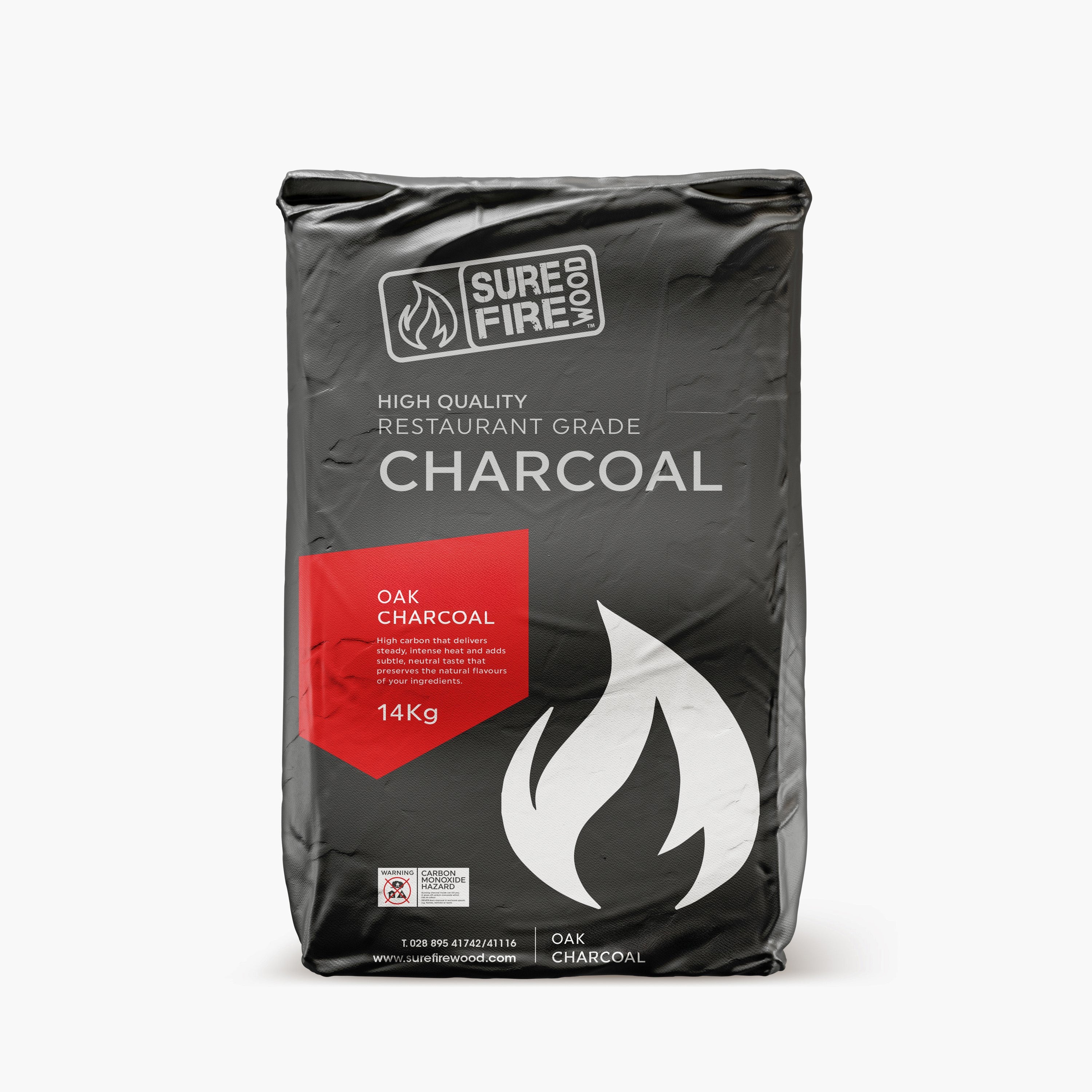 Premium Oak Charcoal (14kg Bags)