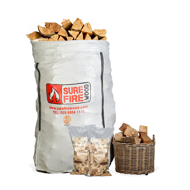 Premium Hardwood Super Jumbo Special (inc. 2x Free Large Saver Kindling Bags)