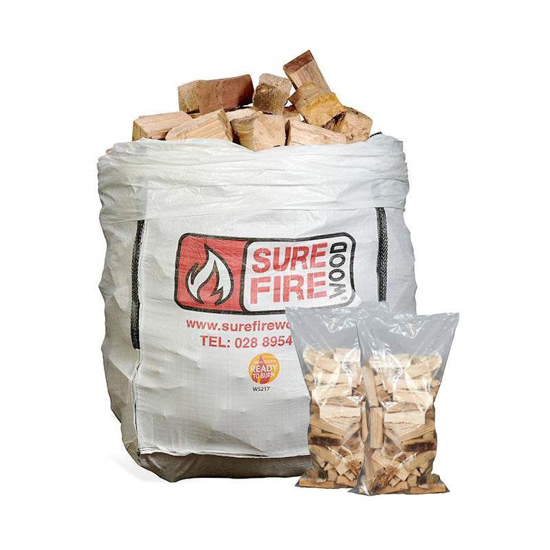 Special Offer Kiln Dried Firewood Jumbo Bag (inc. 2x Free Large Saver Kindling Bags)