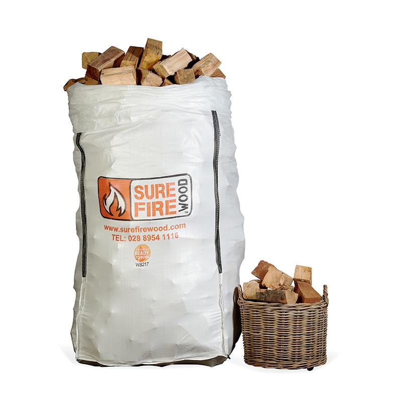Special Offer Kiln Dried Firewood Super Jumbo Bag (Chunky Logs)