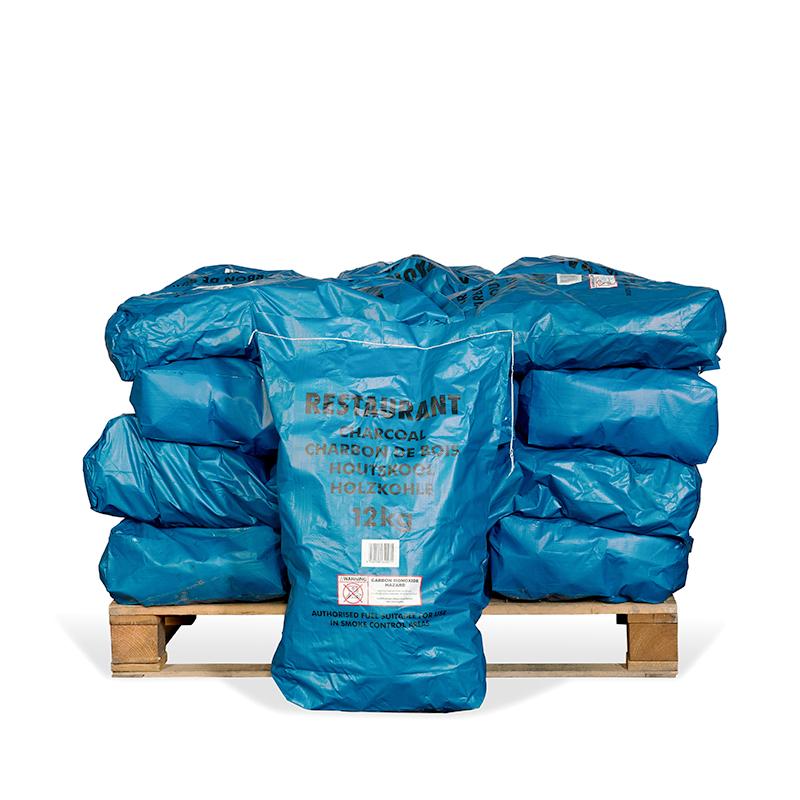 Premium Grade Wattle Charcoal 12kg Bags (40 Units per Pallet)