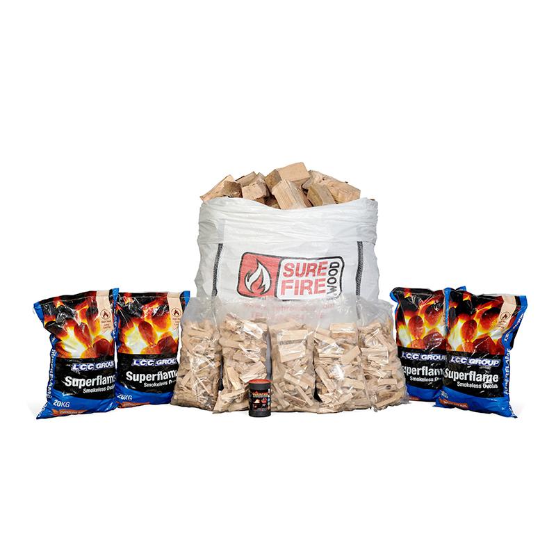 Smokeless Coal and Logs Deal (inc Kindling and Fire Starters)