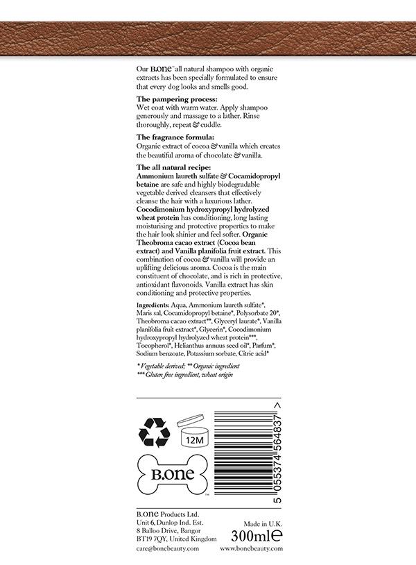 All Natural Chocolate & Vanilla Dog Shampoo (300ml)