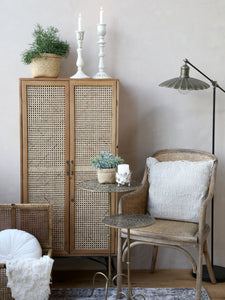 Old French Chair with Wicker