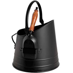 Black Coal Bucket and Shovel Set