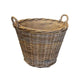 Traditional Lined Log Basket