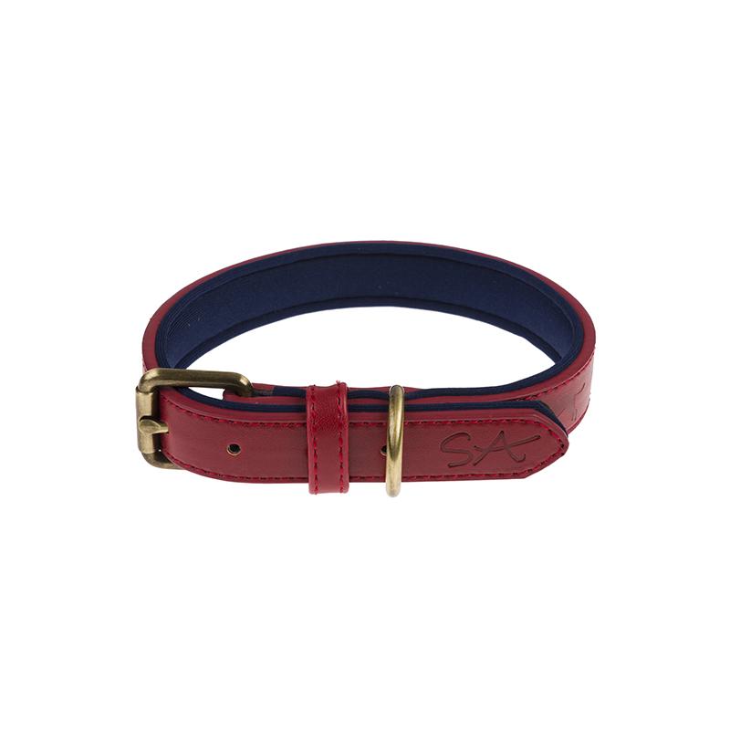 Stamped Design Collar - Red