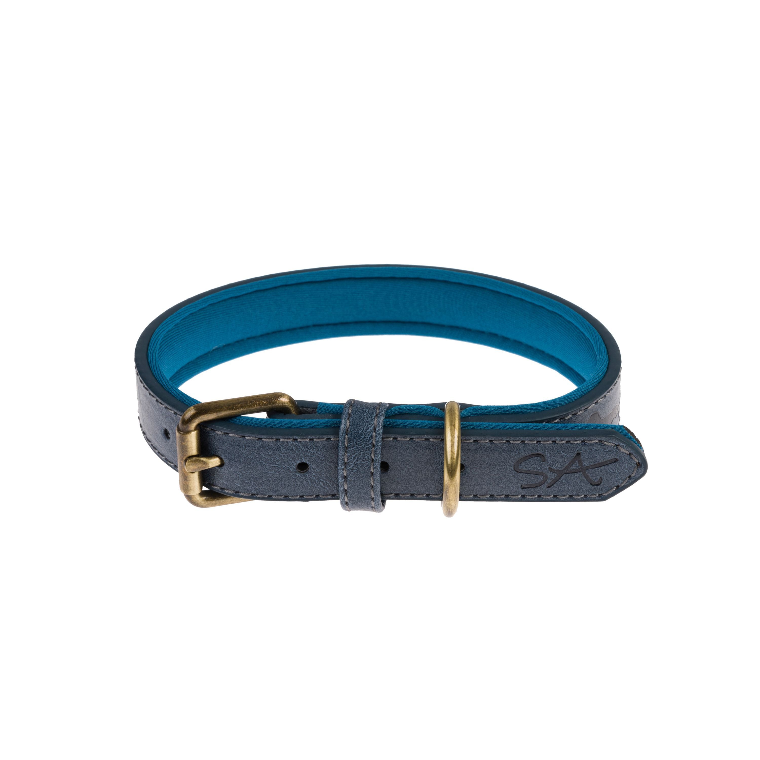Stamped Design Collar - Teal